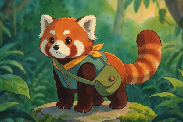 Pip the red panda